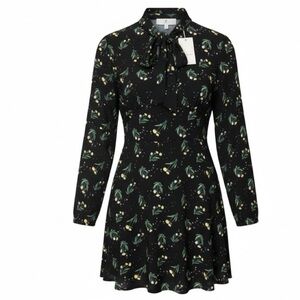 Commense Floral‎ Long Sleeve Mini Dress NWT